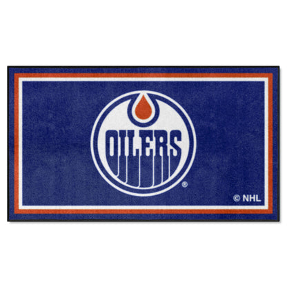 Edmonton Oilers 3ft. x 5ft. Plush Area Rug