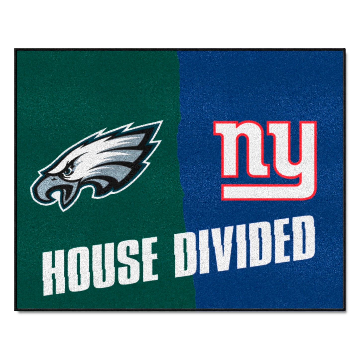 NFL Eagles / Giants House Divided Rug