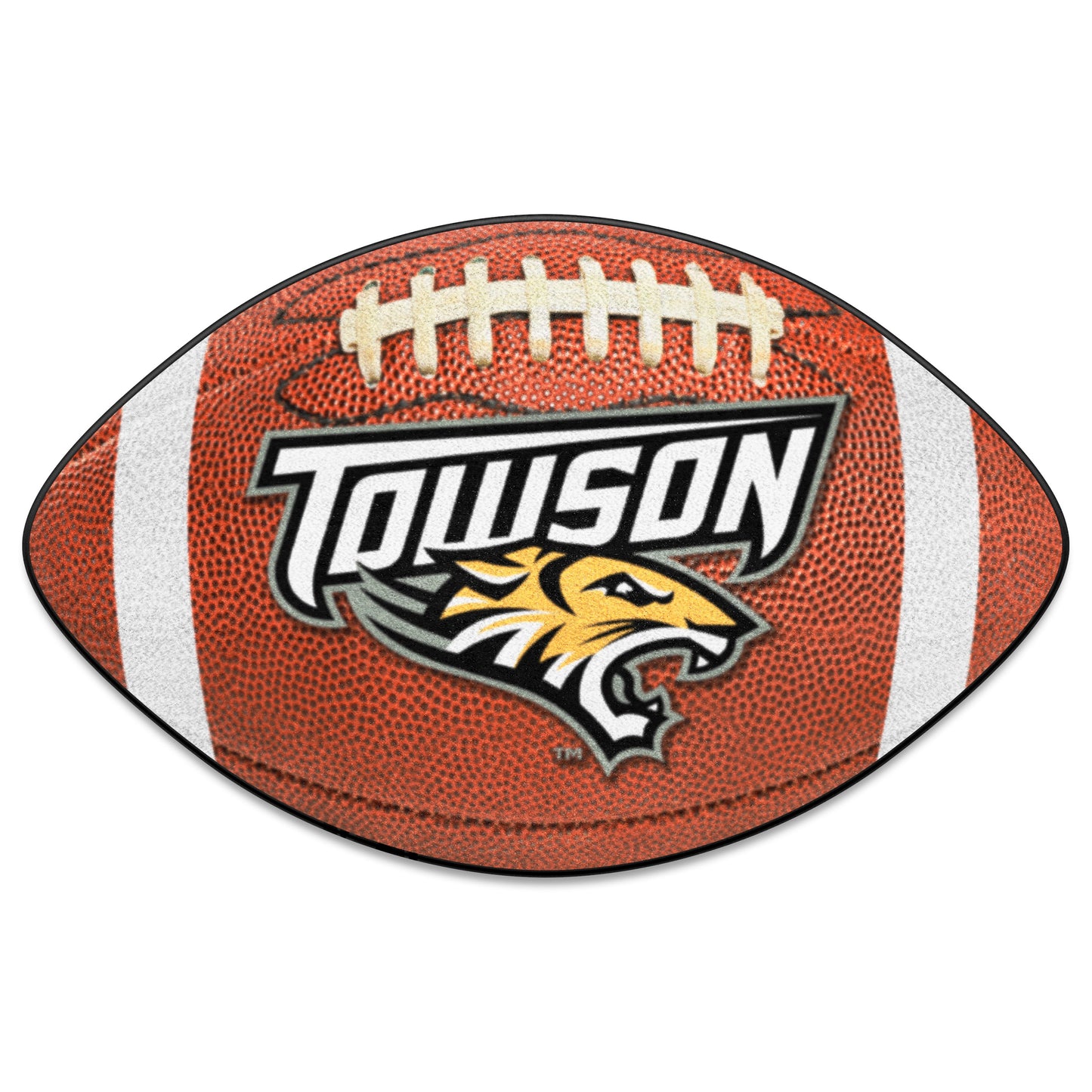 Towson Tigers Football Rug - 20.5in. x 32.5in. - "Tiger" Logo