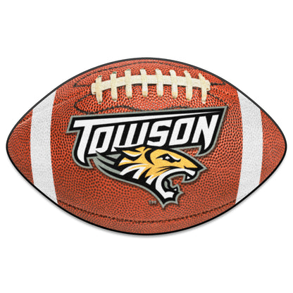 Towson Tigers Football Rug - 20.5in. x 32.5in. - "Tiger" Logo