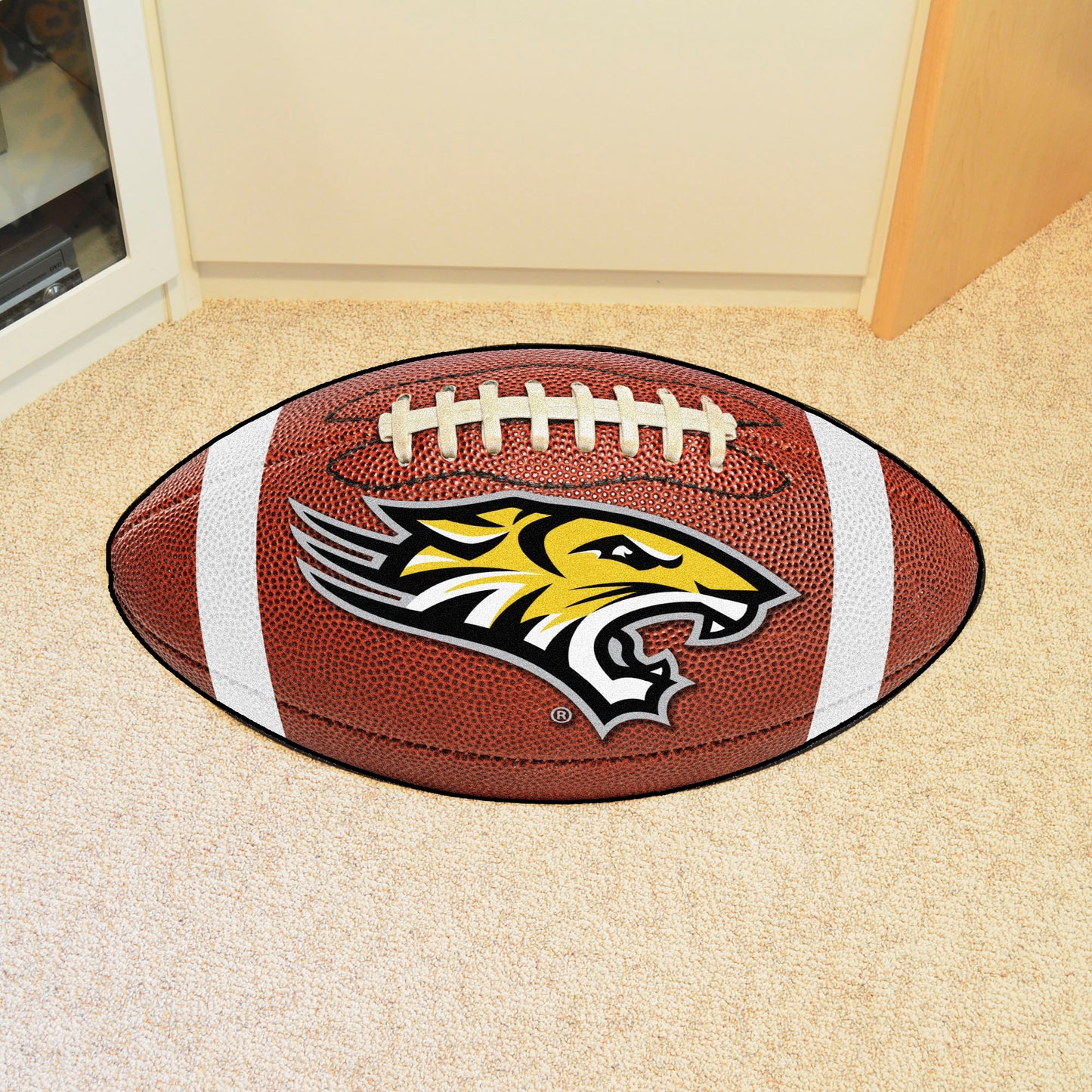 Towson Tigers Football Rug - 20.5in. x 32.5in. - "Tiger" Logo