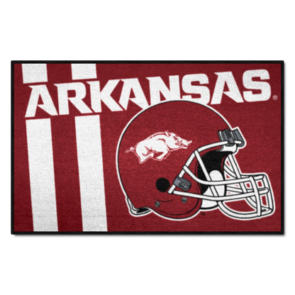 Arkansas Razorbacks Starter Mat Accent Rug - 19in. x 30in. Uniform Design