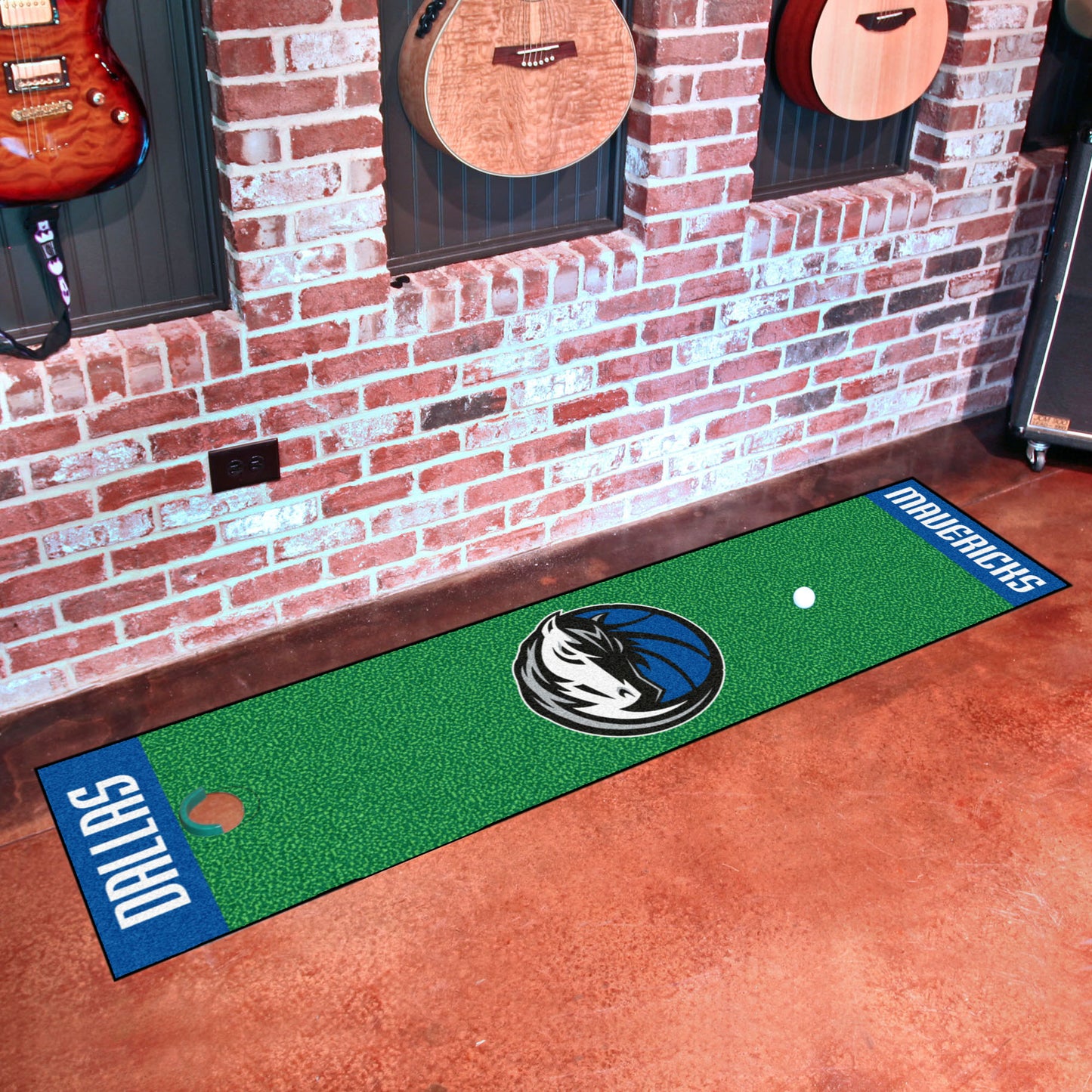 Dallas Mavericks Putting Green Mat - 1.5ft. x 6ft.