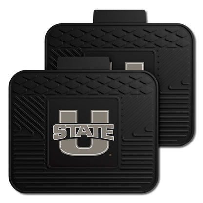 Utah State Aggies Back Seat Car Utility Mats - 2 Piece Set