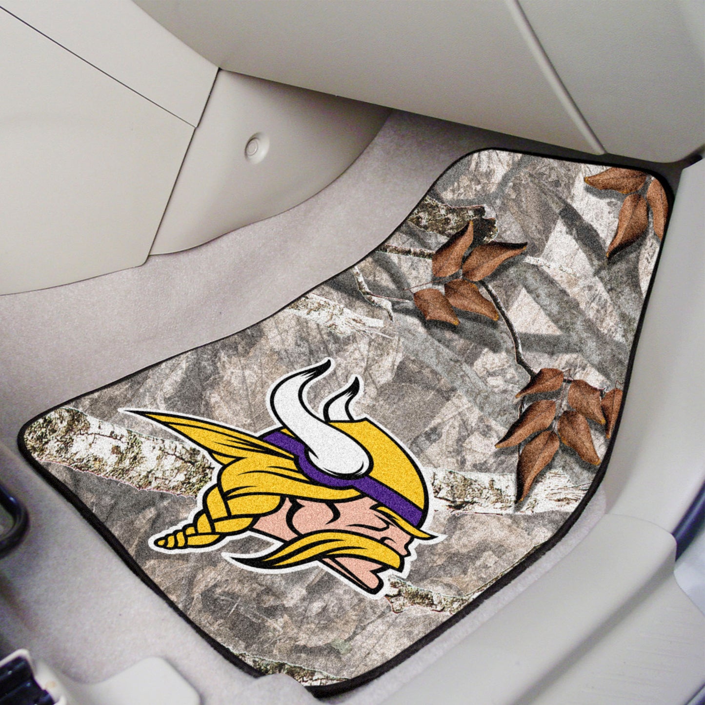 Minnesota Vikings 2-pc Carpet Car Mat Set