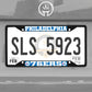 Philadelphia 76ers Metal License Plate Frame Black Finish