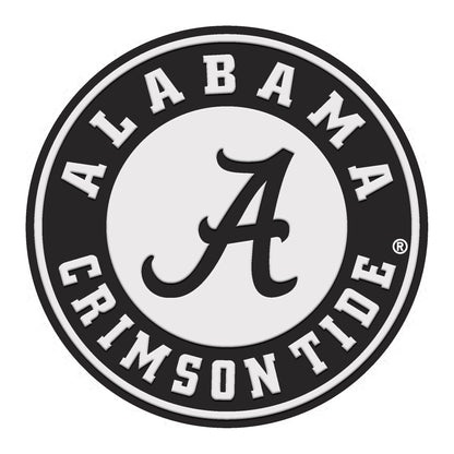 Alabama Crimson Tide 3D Chromed Metal Emblem - Alabama Circle Mark Logo