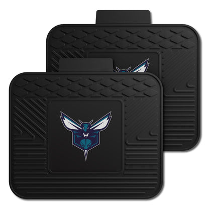 Charlotte Hornets Back Seat Car Utility Mats - 2 Piece Set