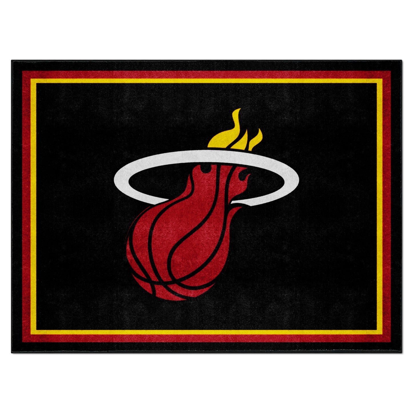 Miami Heat 8ft. x 10 ft. Plush Area Rug