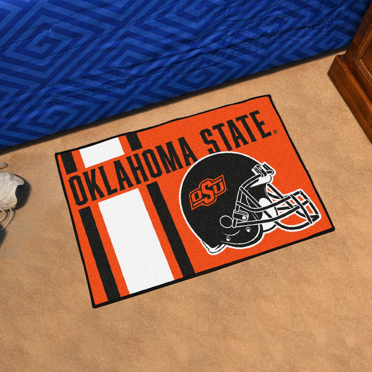 Oklahoma State Cowboys Starter Mat Accent Rug - 19in. x 30in. Uniform Design