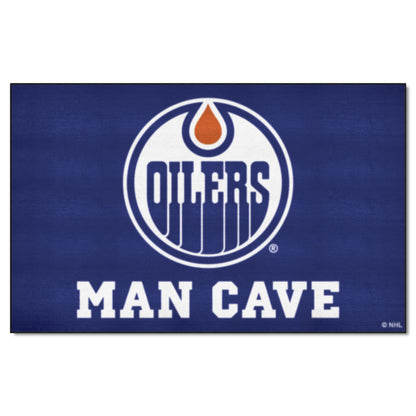 Edmonton Oilers Man Cave Ulti-Mat Rug - 5ft. x 8ft.