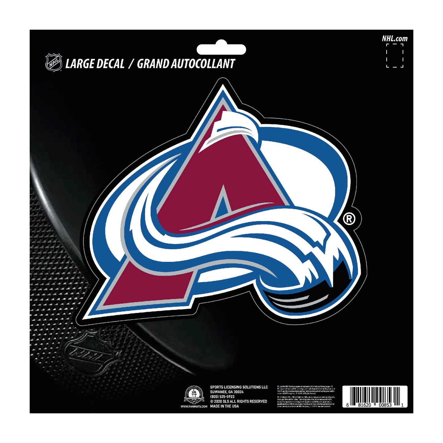 Colorado Avalanche Large Decal Sticker