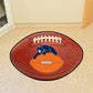 Chicago Bears Football Rug - 20.5in. x 32.5in. NFL Retro Logo, Bear on Ball Logo