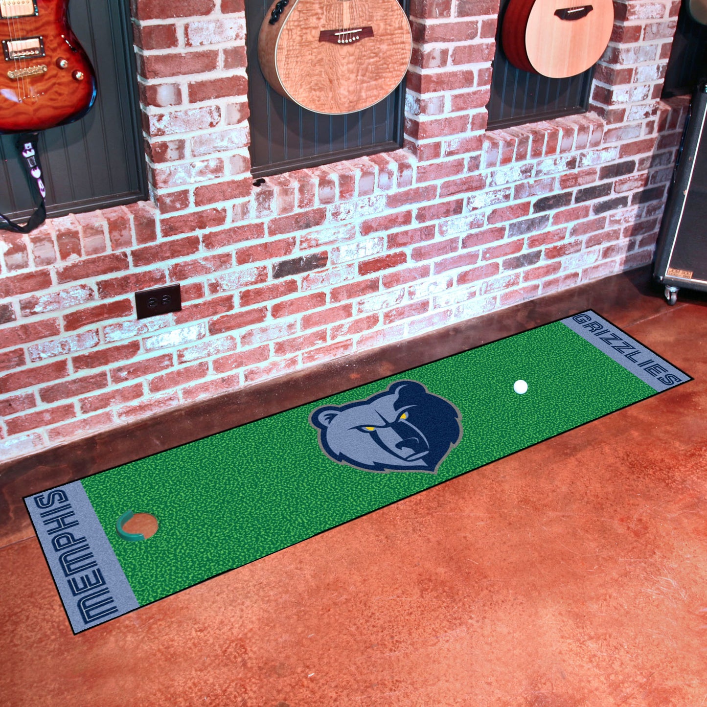 Memphis Grizzlies Putting Green Mat - 1.5ft. x 6ft.