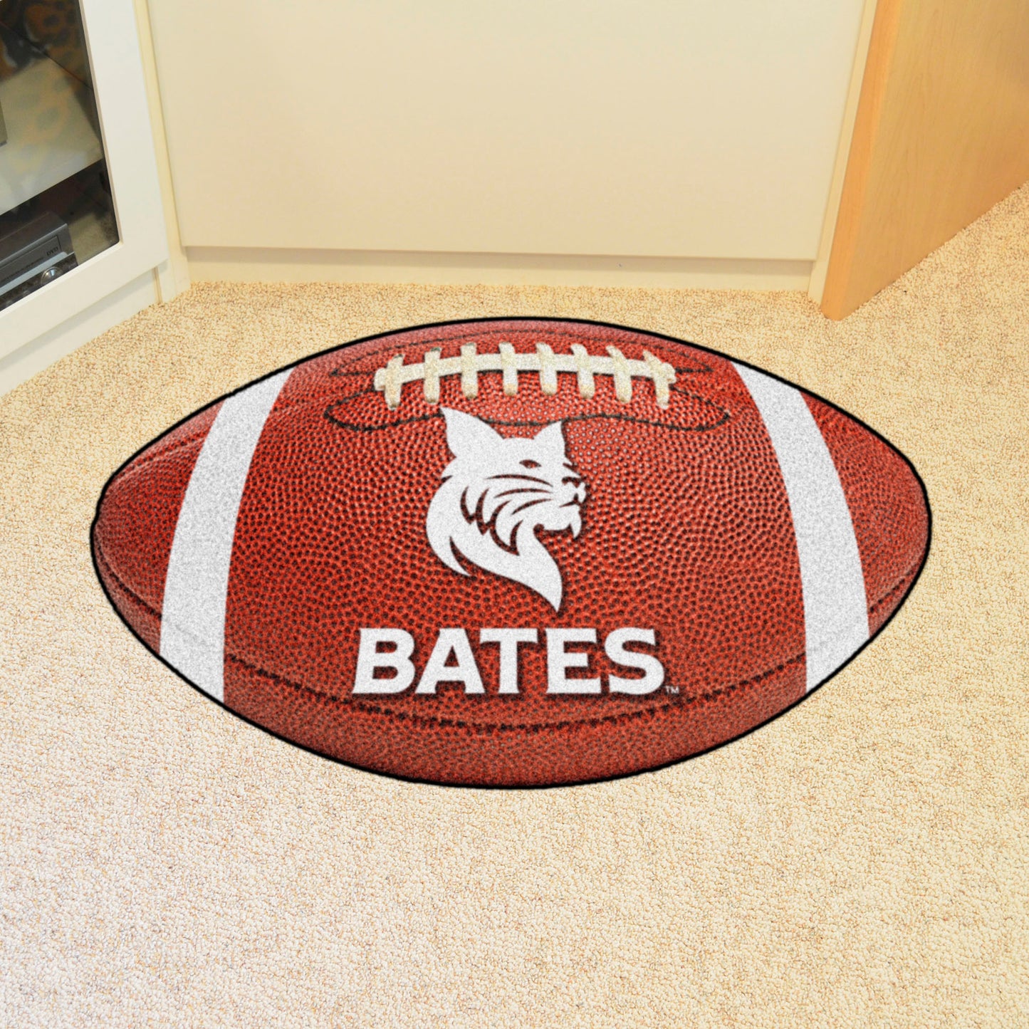 Bates College Bobcats Football Rug - 20.5in. x 32.5in.