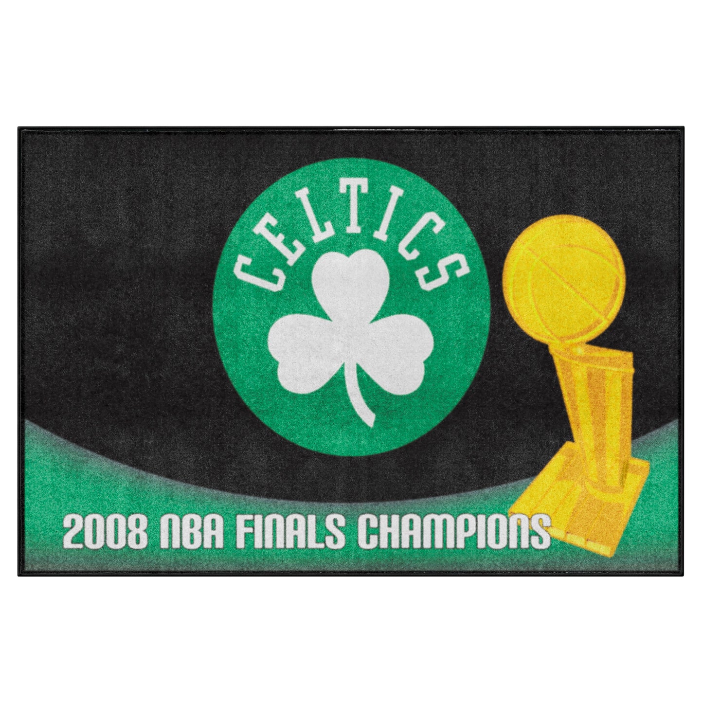 Boston Celtics 2008 NBA Champions 5ft. x 8 ft. Plush Area Rug