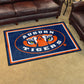 Auburn Tigers 4ft. x 6ft. Plush Area Rug - Navy, "Tiger Eyes" Logo