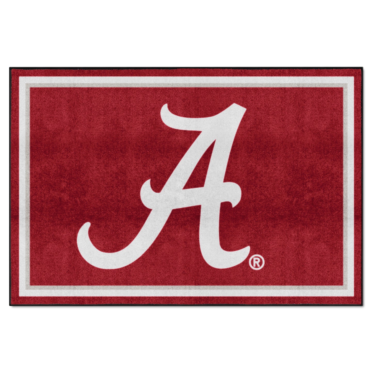 Alabama Crimson Tide 5ft. x 8 ft. Plush Area Rugg - A Primary Logo, Crimson