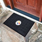 Pittsburgh Steelers Heavy Duty Vinyl Medallion Door Mat - 19.5in. x 31in.