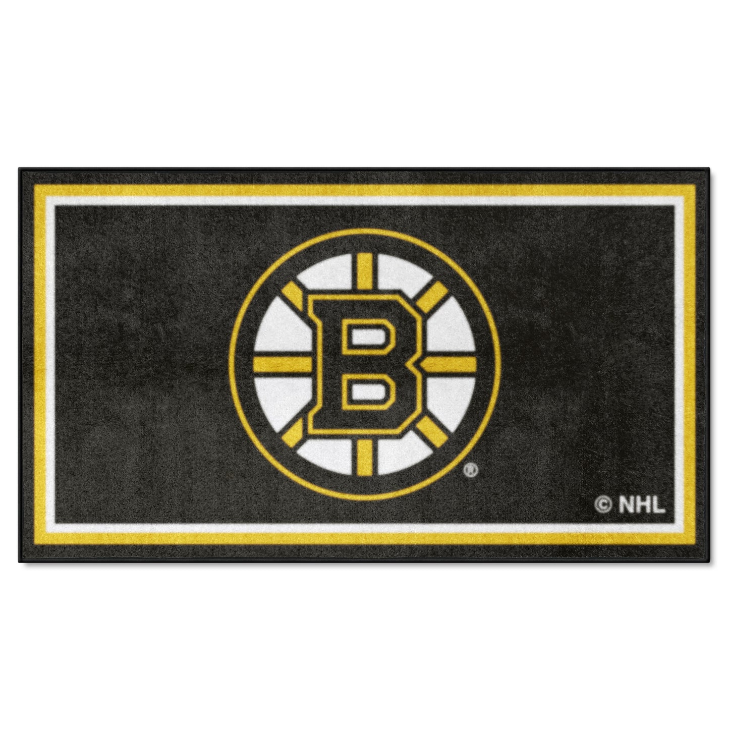 Boston Bruins 3ft. x 5ft. Plush Area Rug