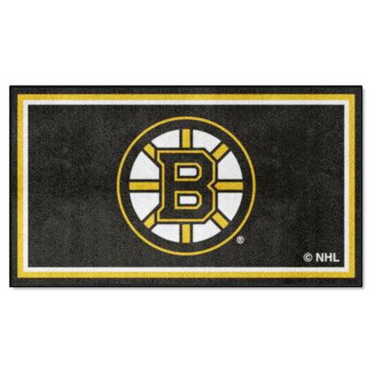 Boston Bruins 3ft. x 5ft. Plush Area Rug