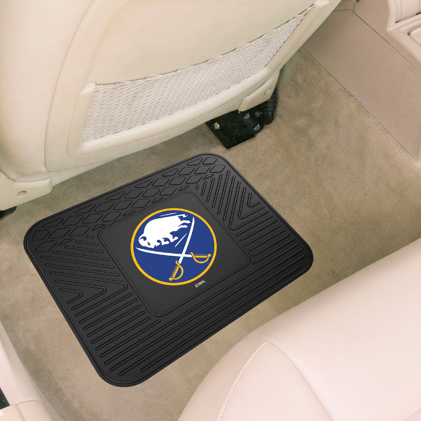 Buffalo Sabres Back Seat Car Utility Mat - 14in. x 17in.