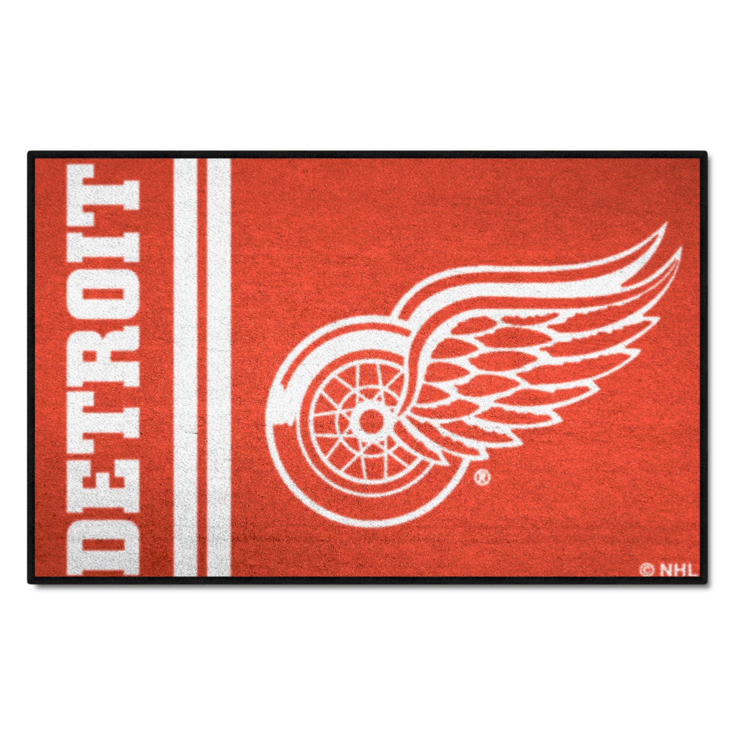 Detroit Red Wings Starter Mat Accent Rug - 19in. x 30in. Uniform Design