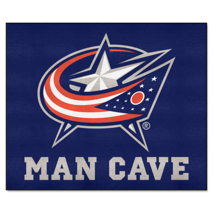 Columbus Blue Jackets Man Cave Tailgater Rug - 5ft. x 6ft.