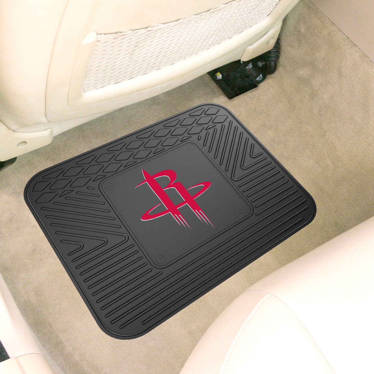 Houston Rockets Back Seat Car Utility Mat - 14in. x 17in.