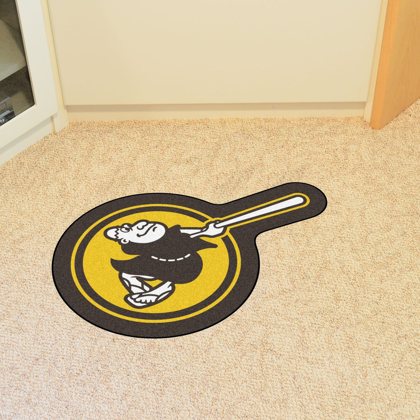 San Diego Padres Mascot Rug - "Swinging Friar" Logo