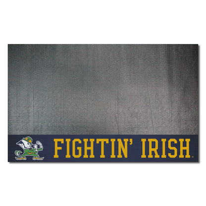 Notre Dame Fighting Irish Vinyl Grill Mat - 26in. x 42in. - Leprechaun Alternate Logo