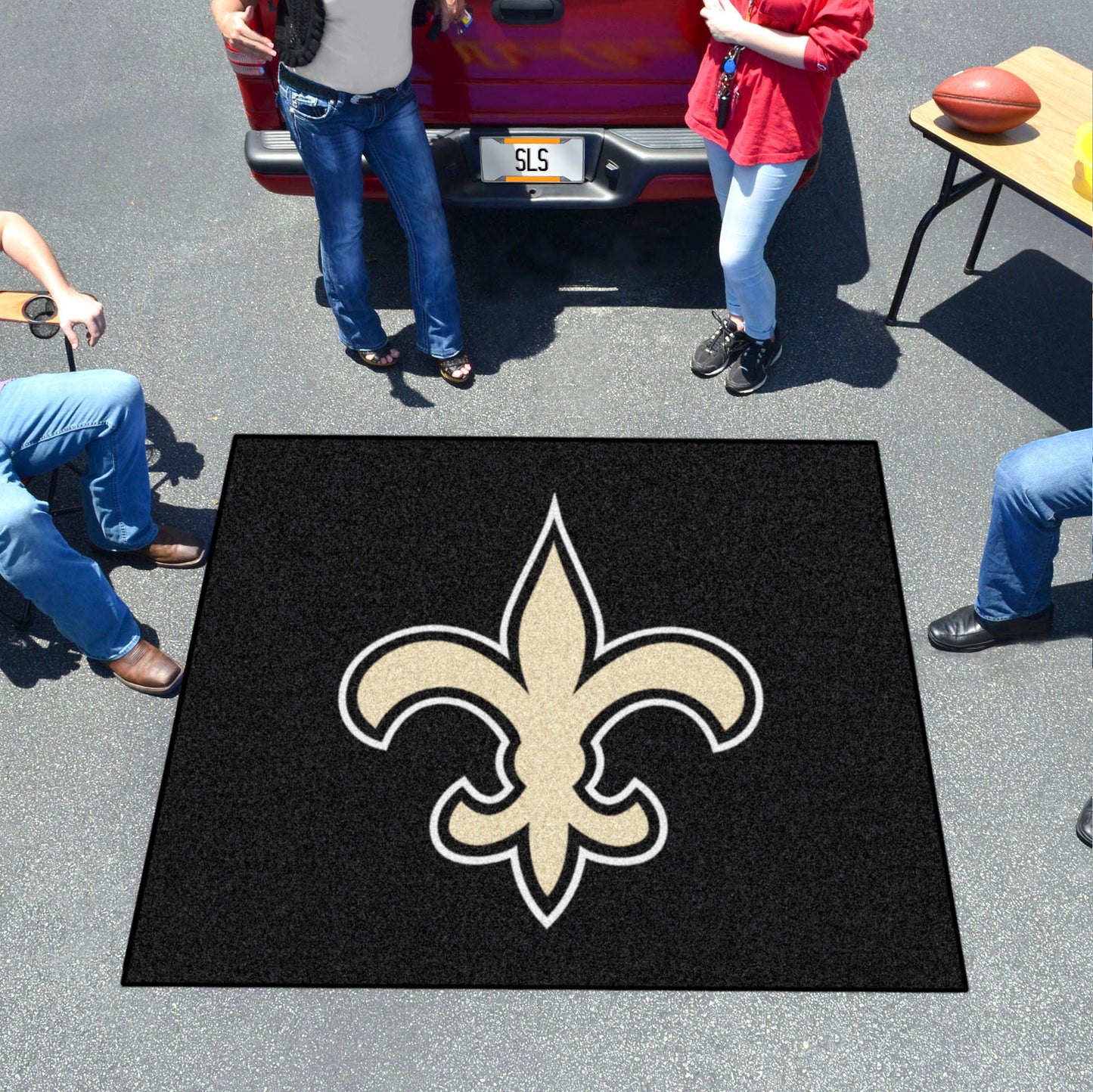 New Orleans Saints Tailgater Rug - 5ft. x 6ft. - Saints Primary Logo