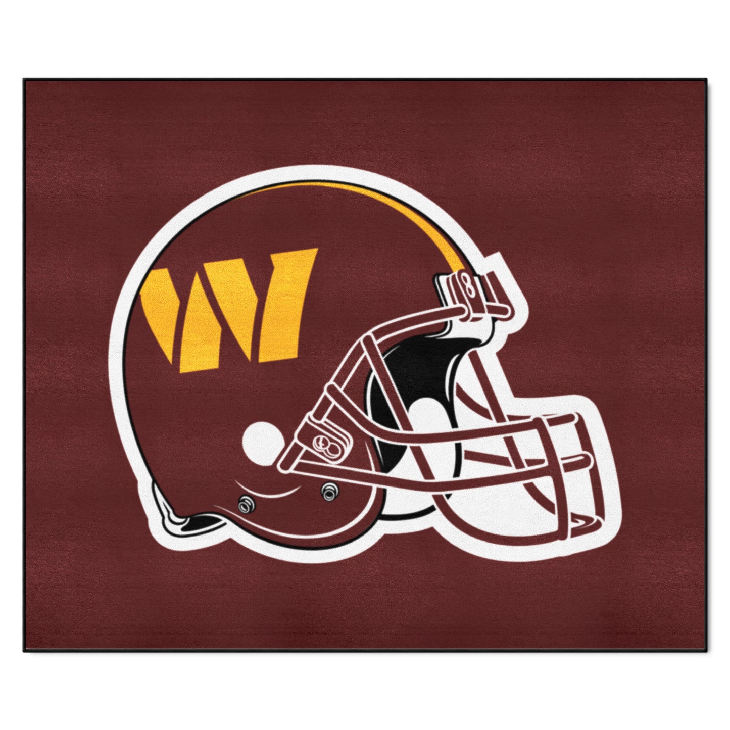 Washington Football Team Tailgater Rug - 5ft. x 6ft. - "Helmet" Primary Logo