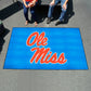 Ole Miss Rebels Ulti-Mat Rug - 5ft. x 8ft. - Alternate Light Blue and "Ole Miss" Script Logo
