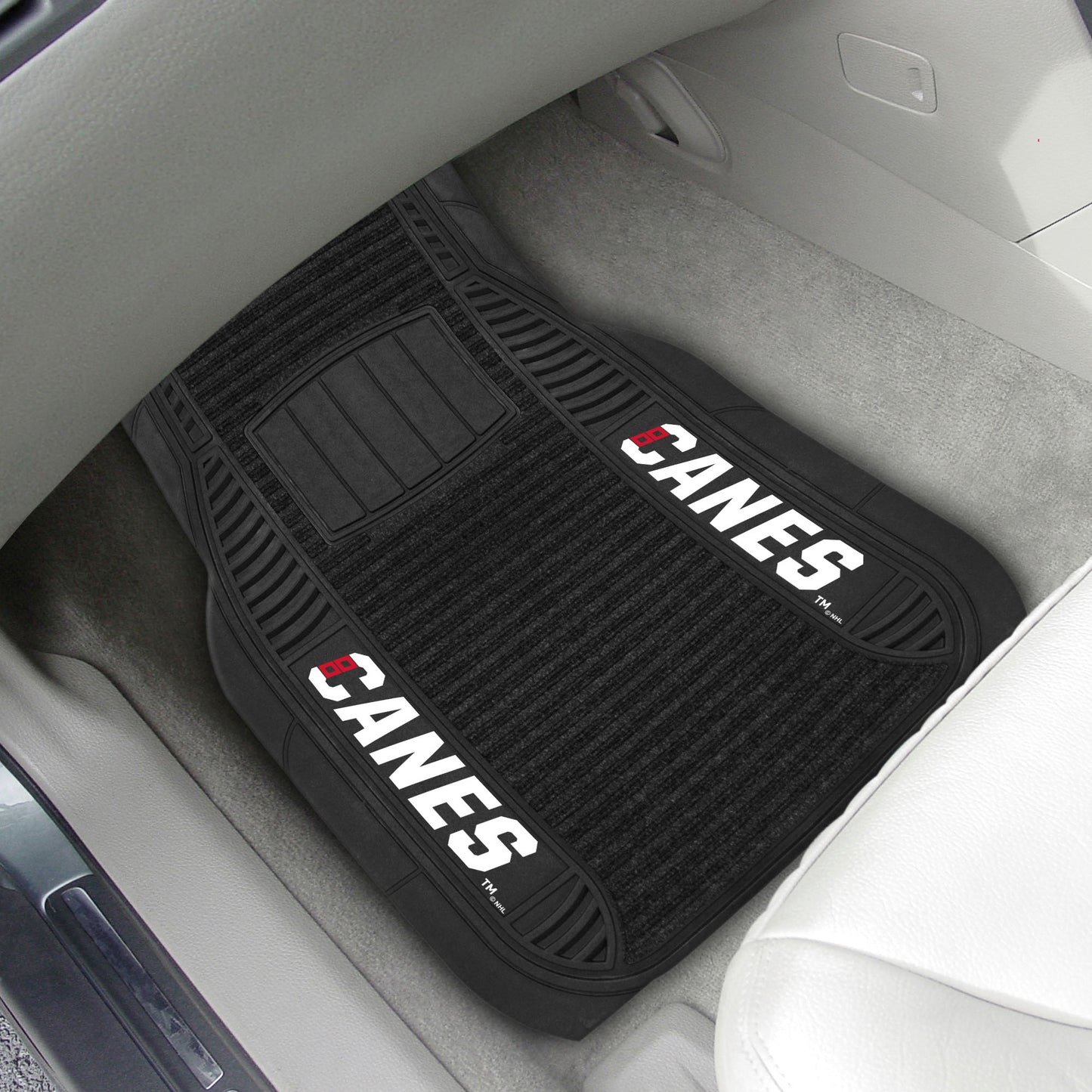 Carolina Hurricanes 2 Piece Deluxe Car Mat Set