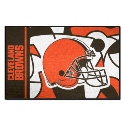 Cleveland Browns Starter Mat XFIT Design - 19in x 30in Accent Rug