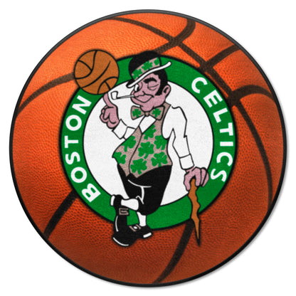 Boston Celtics Basketball Rug - 27in. Diameter