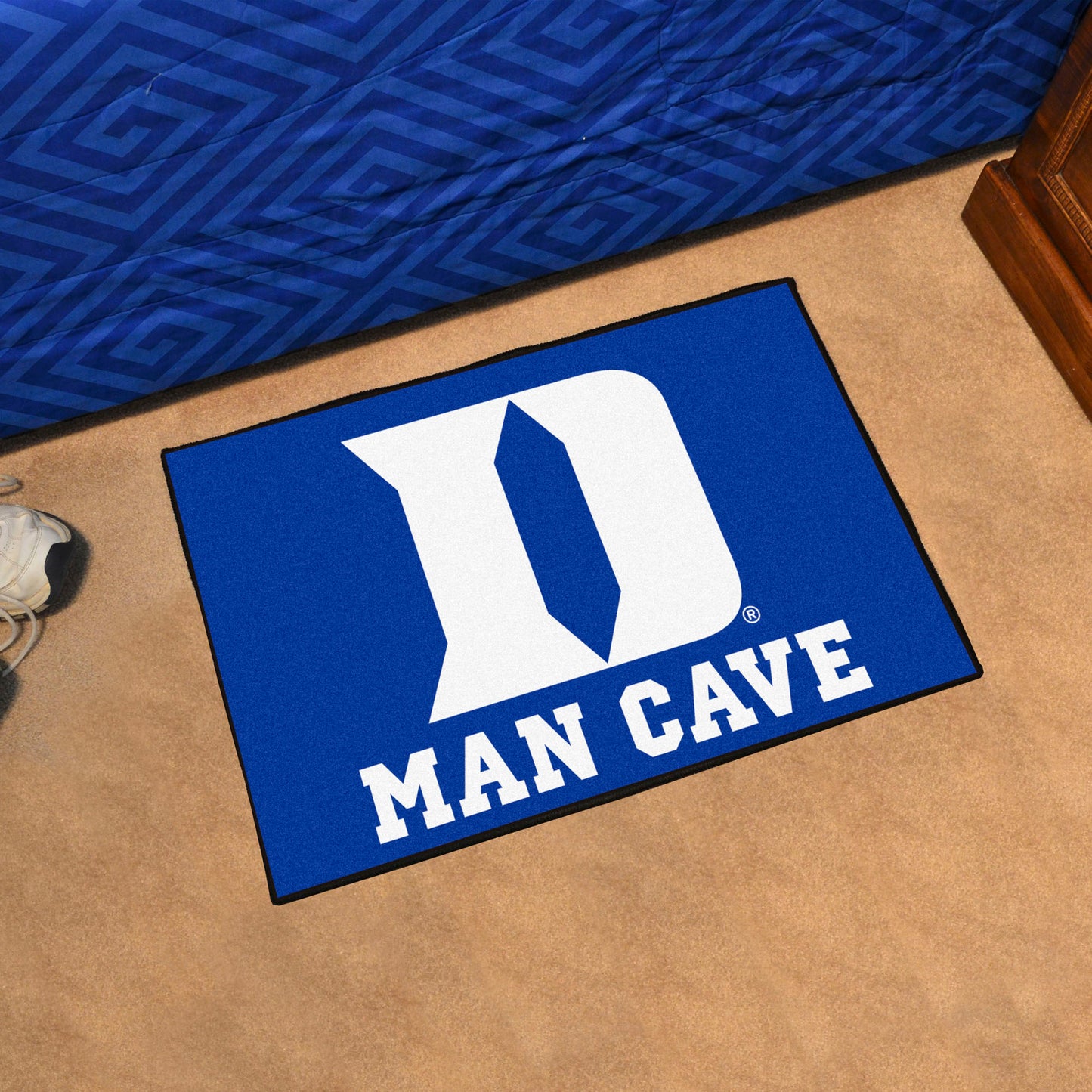 Duke Blue Devils Man Cave Starter Mat Accent Rug - 19in. x 30in. - "D" Logo