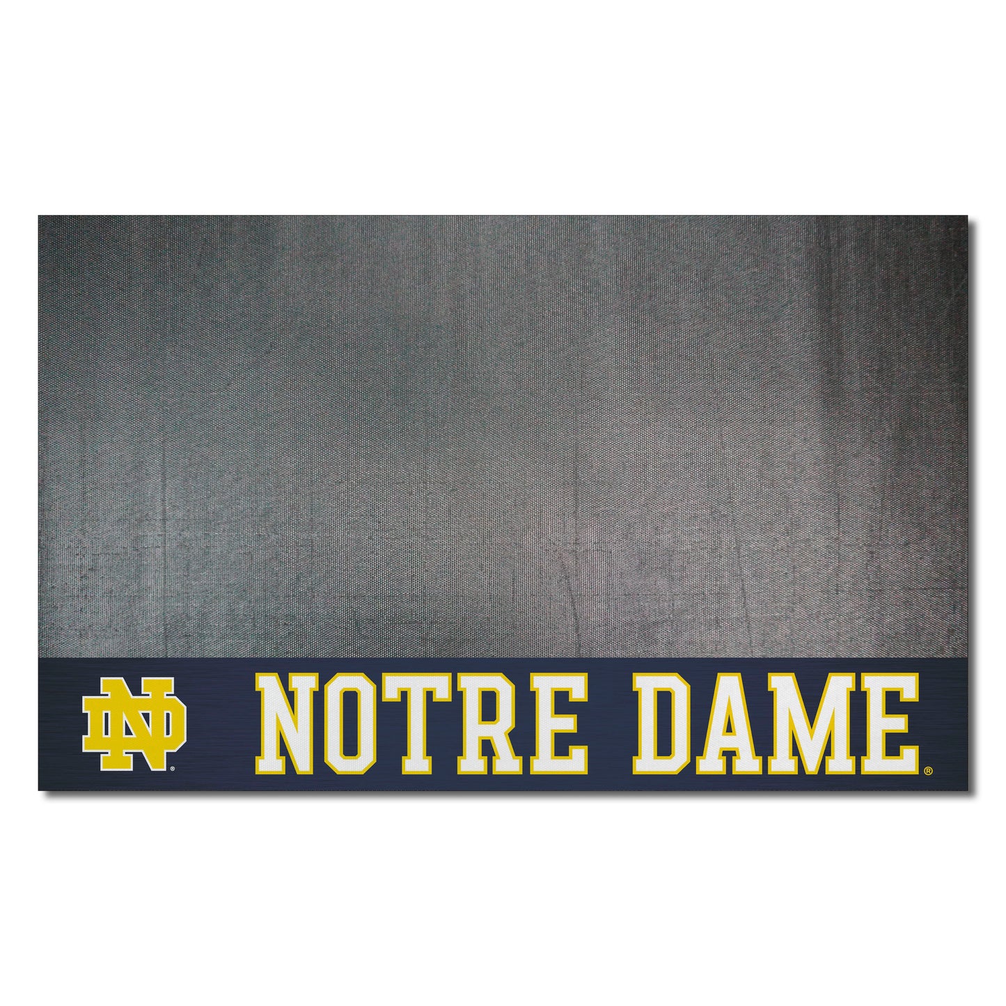 Notre Dame Fighting Irish Vinyl Grill Mat - 26in. x 42in. - ND Primary Logo