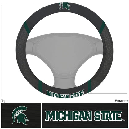 Michigan State Spartans Embroidered Steering Wheel Cover