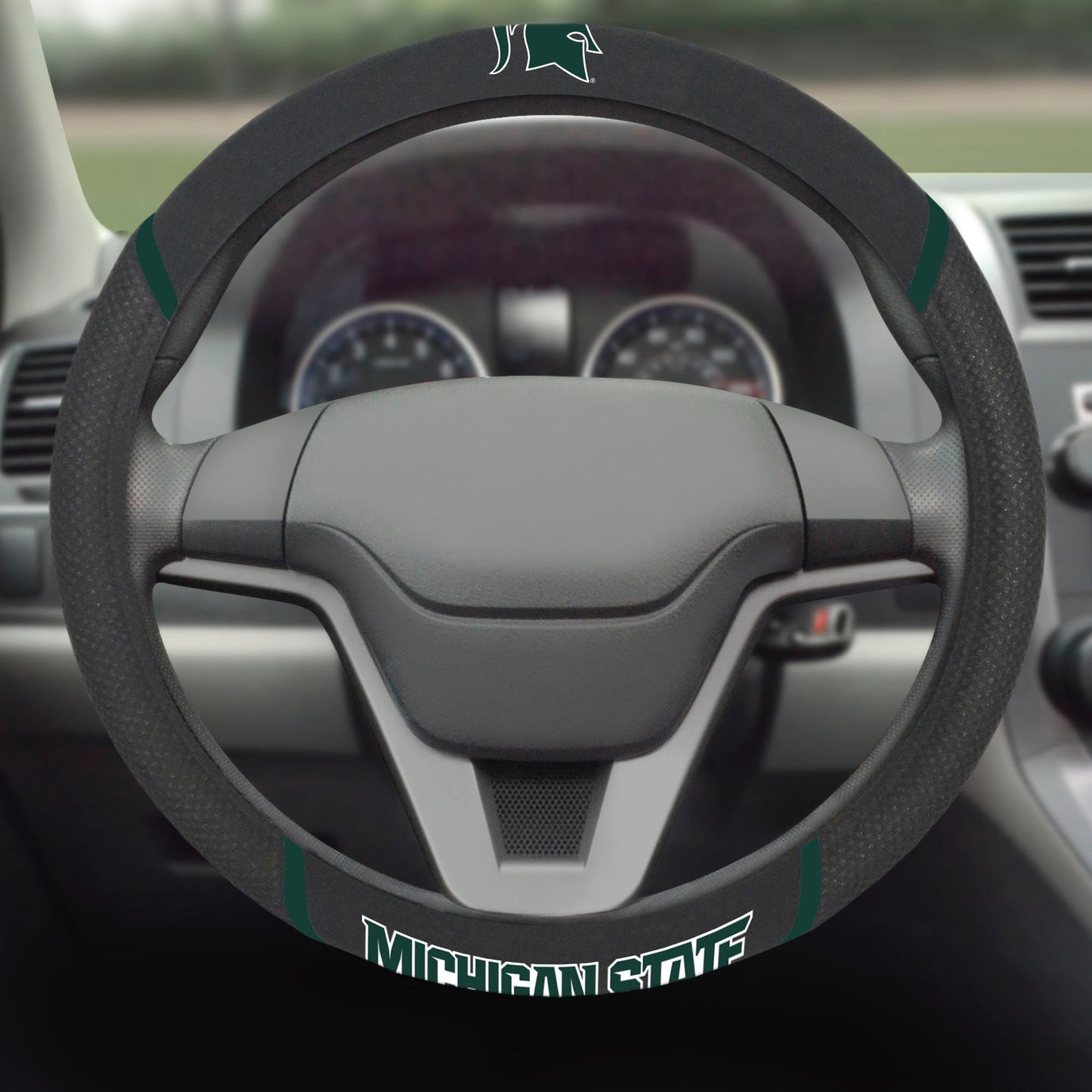 Michigan State Spartans Embroidered Steering Wheel Cover