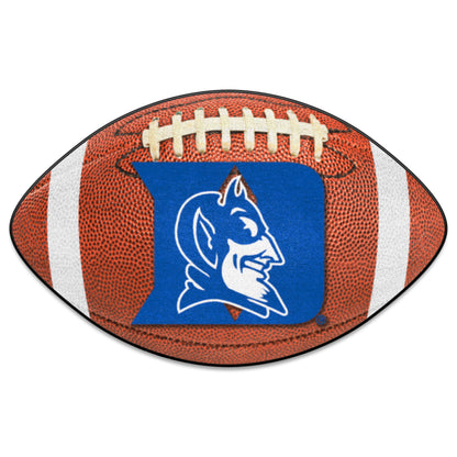 Duke Blue Devils Football Rug - 20.5in. x 32.5in. - "D & Devil" Logo