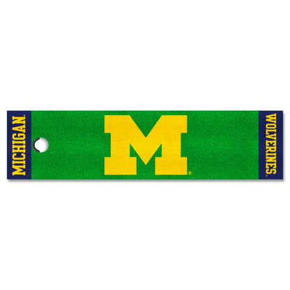 Michigan Wolverines Putting Green Mat - 1.5ft. x 6ft.