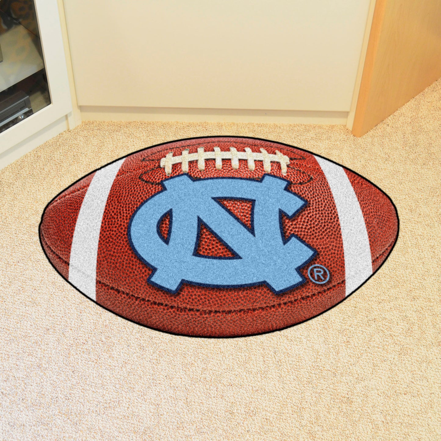 North Carolina Tar Heels Football Rug - 20.5in. x 32.5in. - "NC" Logo