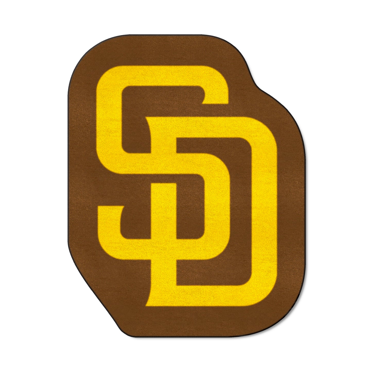 San Diego Padres Mascot Rug - SD Primary Logo