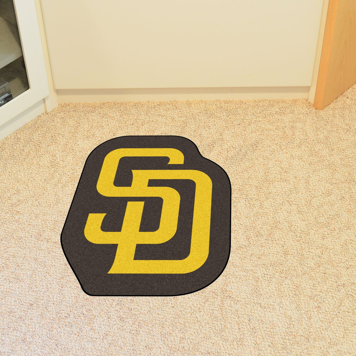 San Diego Padres Mascot Rug - SD Primary Logo