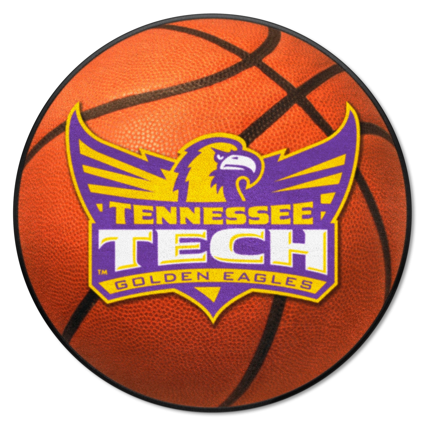 Tennessee Tech Golden Eagles Basketball Rug - 27in. Diameter