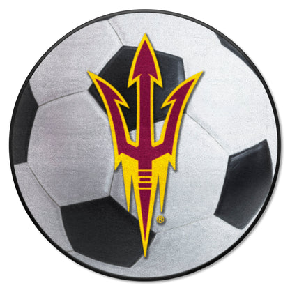 Arizona State Sun Devils Soccer Ball Rug - 27in. Diameter