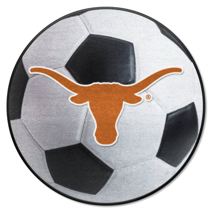 Texas Longhorns Soccer Ball Rug - 27in. Diameter