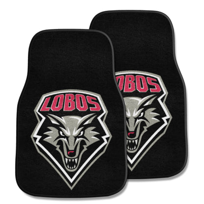 New Mexico Lobos Front Carpet Car Mat Set - 2 Pieces